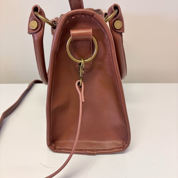Frye & Co. Faux Leather Satchel Crossbody Bag Women - Picture 7 of 15